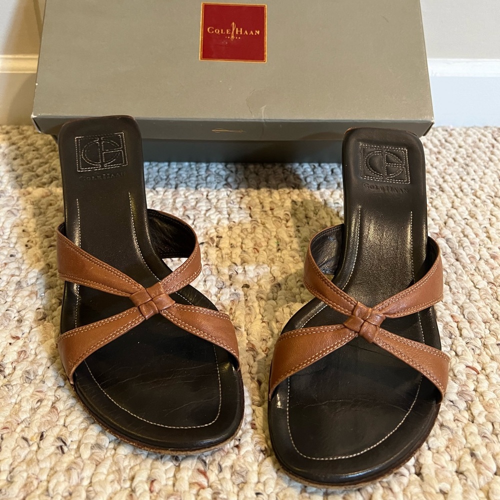 Cole Haan Carolina Wedge Slides - 9B